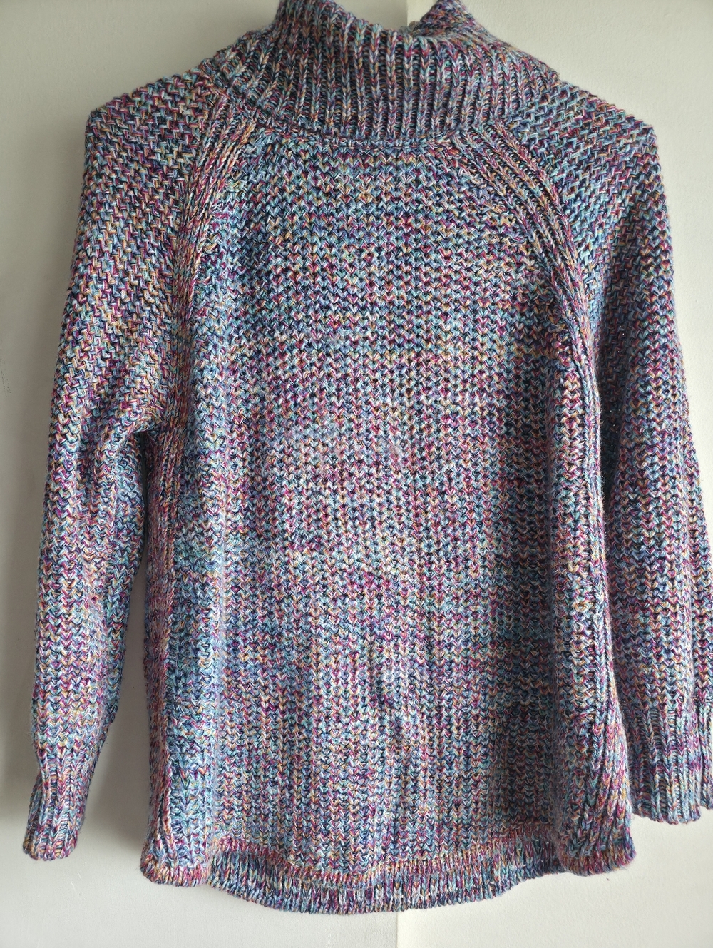 JohnPaulRichard Multicolor Knit Cowl Neck Sweater